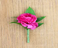Hot Pink Ranunculus Boutonniere