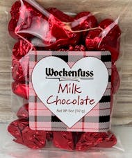 Wockenfuss Milk Chocolate Foiled Hearts
