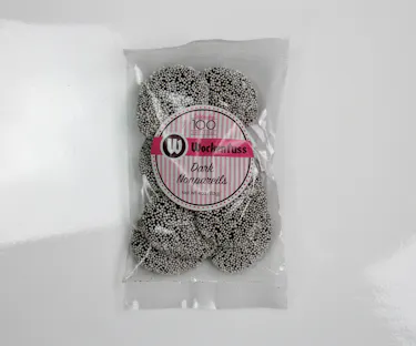 Choose from classic milk or rich dark chocolate nonpareils