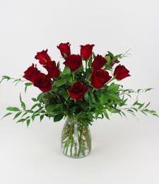 One Dozen Premium Red Roses
