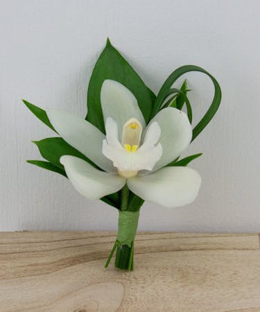 Mini Cymbidium Orchid Boutonniere Prom Radebaugh Florist Greenhouses