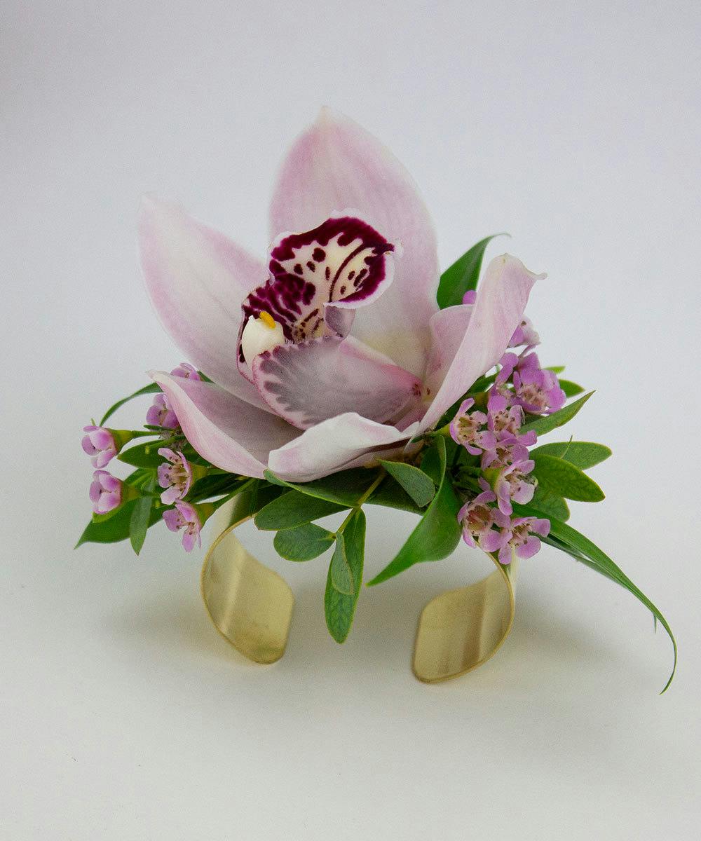 Pink Cymbidium Orchid Wristlet Corsages Radebaugh Florist Greenhouses