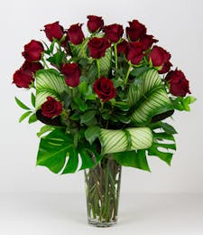 Rose Opulence- Two Dozen Red Premium Roses