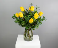 One Dozen Yellow Roses