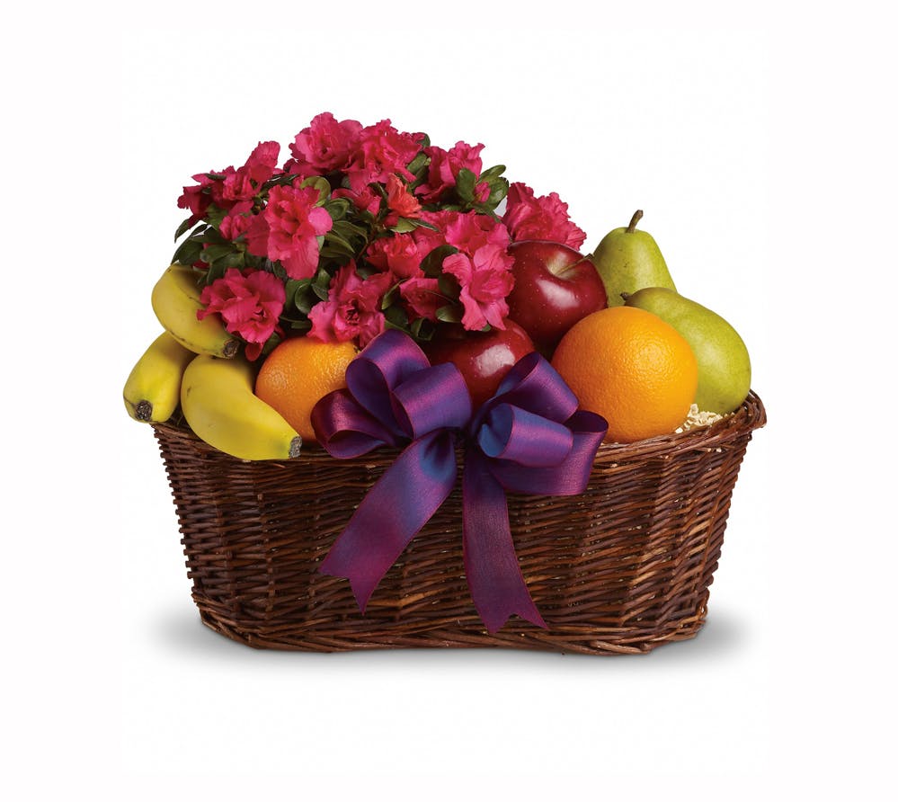Fruits and Blooms Basket Fruit Baskets Radebaugh Florist and